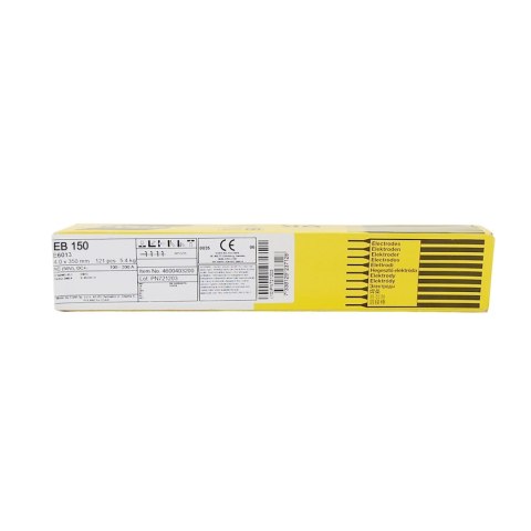 ELEKTRODA ZASADOWA 2,5 MM 350 MM 4,5 KG. EB 150 ESAB