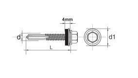 ESSVE WKRĘT SAMOWIERTNY IMPAX Z EPDM #12MM RAL7016 5.5*32MM ESSVE WKRĘT SAMOWIERTNY IMPAX Z EPDM #12MM RAL7016 5.5*32MM