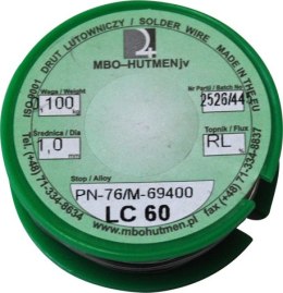 HUTMEN CYNA LUTOWNICZA 2,5mm 100g MBO HUTMEN