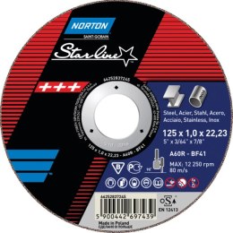 NORTON TARCZA FLEX 41 125x1,6x22,2 A 60 R STARLINE NORTON