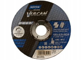 NORTON TARCZA FLEX 41 125x2,5x22,2 A 30 S VULCAN NORTON ( Op. - 25 szt.)