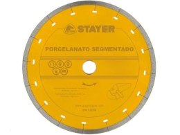 STAYER TARCZA DIAMENTOWA 250x25,4mm SEGMENTOWA STANDARD PORCELANATO SEGMENT STAYER