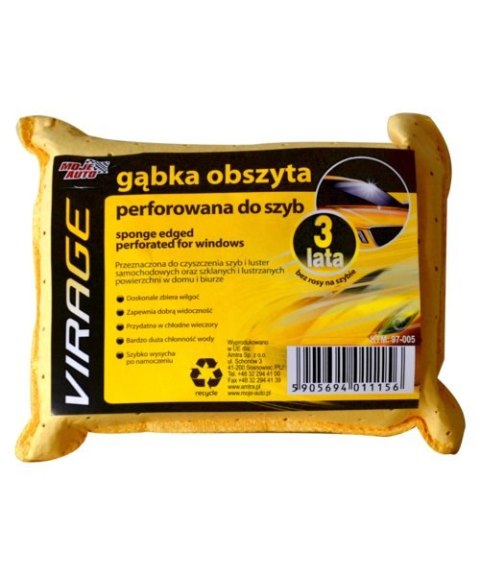 MOJE AUTO GABKA OBSZYTA PERFOROWANA DO SZYB Moje Auto 97-005 MOJE AUTO GABKA OBSZYTA PERFOROWANA DO SZYB Moje Auto 97-005