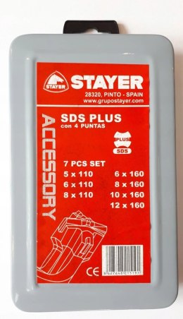 STAYER ZESTAW WIERTEŁ SDS-PLUS 7SZT STAYER