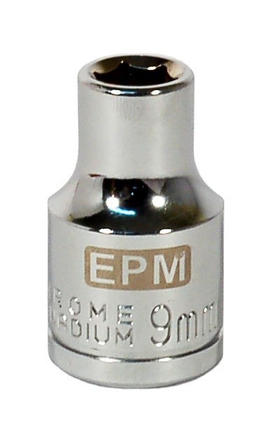 EPM NASADKA KRÓTKA 1/2'' 6-KĄTNA CHROMOWANA 9MM EPM NASADKA KRÓTKA 1/2'' 6-KĄTNA CHROMOWANA 9MM