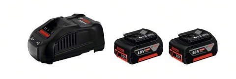 BOSCH ZESTAW STARTOWY 18V 2*5,0AH + ŁADOWARKA BOSCH ZESTAW STARTOWY 18V 2*5,0AH + ŁADOWARKA