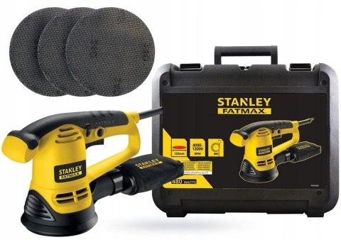 STANLEY SZLIFIERKA MIMOŚRODOWA SFM 125MM 480W STANLEY SZLIFIERKA MIMOŚRODOWA SFM 125MM 480W