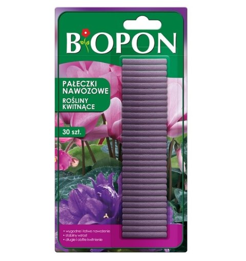 BIOPON NAWÓZ - PAŁECZKI NAWOZOWE DO ROŚLIN KWITNĄCYCH 30 SZT. BIOPON NAWÓZ - PAŁECZKI NAWOZOWE DO ROŚLIN KWITNĄCYCH 30 SZT.