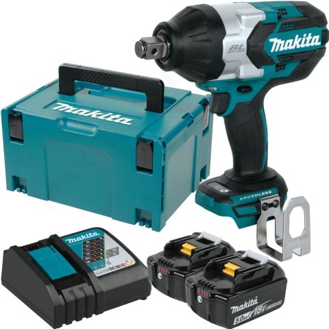 MAKITA KLUCZ UDAROWY AKUMULATOROWY 3/4'' 1050NM 18V 2*5.0AH LI-ION MAKITA KLUCZ UDAROWY AKUMULATOROWY 3/4'' 1050NM 18V 2*5.0AH LI-ION