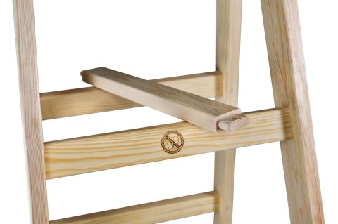 BRAKET DRABINA DREWNIANA BRAKET STANDARD 2X6 SZCZEBLI 182CM BRAKET DRABINA DREWNIANA BRAKET STANDARD 2X6 SZCZEBLI 182CM