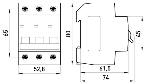 ENEXT WYŁĄCZNIK NADPRĄDOWY MCB.PRO60 3P B25A 6KA ENEXT WYŁĄCZNIK NADPRĄDOWY MCB.PRO60 3P B25A 6KA