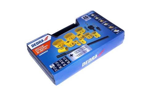 DEDRA ZESTAW OTWORNIC BI-METALOWYCH 15 SZT. DEDRA ZESTAW OTWORNIC BI-METALOWYCH 15 SZT.