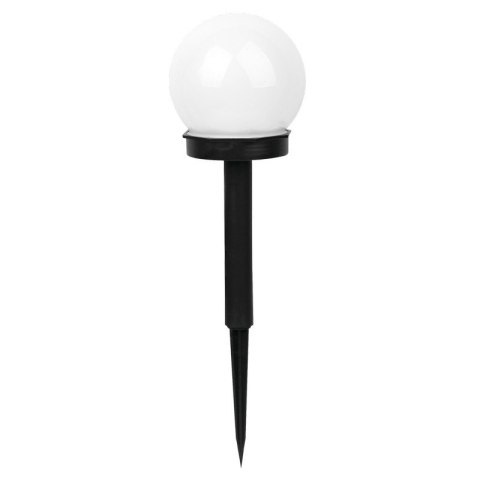 POLUX LAMPA SOLARNA 6500K LED KULA BIAŁA PLASTIK CZARNY POLUX LAMPA SOLARNA 6500K LED KULA BIAŁA PLASTIK CZARNY