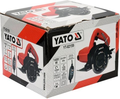 YATO PRZECINARKA DO GRESU 1400W, 125MM YATO PRZECINARKA DO GRESU 1400W, 125MM
