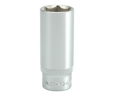 YATO NASADKA DŁUGA 6-KĄTNA CHROMOWANA 1/2'' 24MM YATO NASADKA DŁUGA 6-KĄTNA CHROMOWANA 1/2'' 24MM