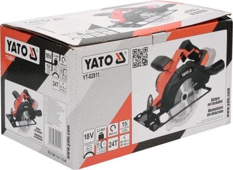 YATO PILARKA 18V ,165MM BEZ AKUMULATORA YATO PILARKA 18V ,165MM BEZ AKUMULATORA