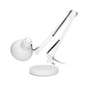 VIRONE LAMPA BIURKOWA DEON 60W E27 WYSOKA, STAL, BIAŁA