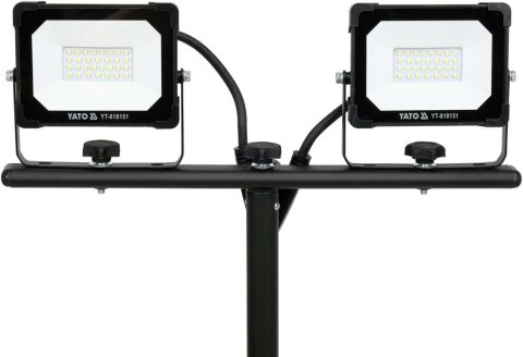 YATO REFLEKTOR SMD LED ZE STOJAKIEM 2*20W 3800LM YATO REFLEKTOR SMD LED ZE STOJAKIEM 2*20W 3800LM