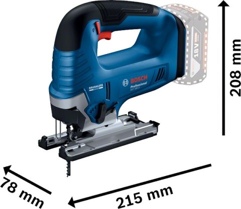 BOSCH WYRZYNARKA AKUMULATOROWA GST 185-LI 0*AH BOSCH WYRZYNARKA AKUMULATOROWA GST 185-LI 0*AH