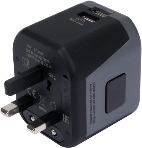 YATO ADAPTER PODRÓŻNY UNIW. 2XUSB 12W YATO ADAPTER PODRÓŻNY UNIW. 2XUSB 12W