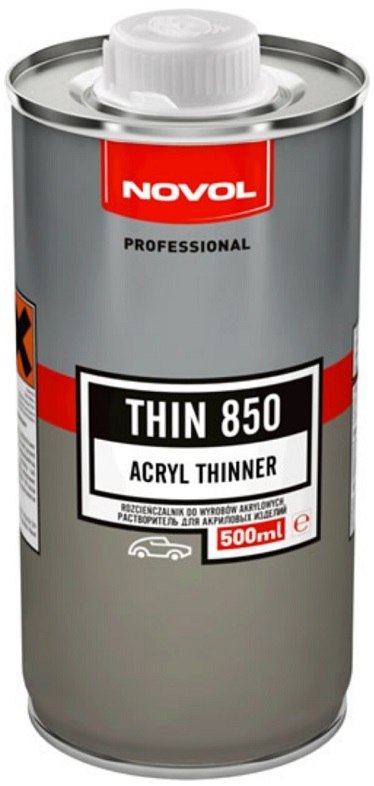 NOVOL ROZCIEŃCZALNIK DO WYROBÓW AKRYLOWYCH THIN 850 0.5L NOVOL ROZCIEŃCZALNIK DO WYROBÓW AKRYLOWYCH THIN 850 0.5L
