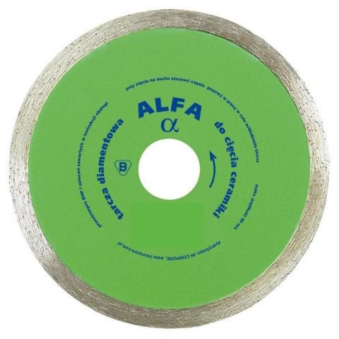 IN CORPORE TARCZA DIAMENTOWA GŁADKA DO GLAZURY ALFA 180MM IN CORPORE TARCZA DIAMENTOWA GŁADKA DO GLAZURY ALFA 180MM