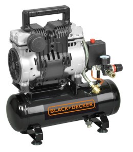 BLACK&DECKER KOMPRESOR BEZOLEJOWY SUPER SILENT 6L 8 BAR