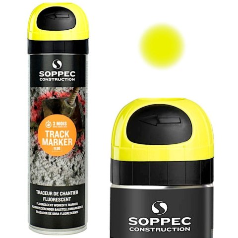 SOPPEC SOPPEC SPRAY GEODEZYJNY TRACK MARKER ŻÓŁTY 500ML SOPPEC SOPPEC SPRAY GEODEZYJNY TRACK MARKER ŻÓŁTY 500ML