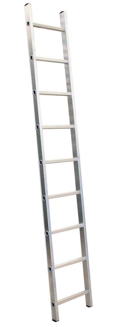 BRAKET DRABINA ALUMINIOWA PRZYSTAWNA 239CM, 9 SZCZEBLI BRAKET DRABINA ALUMINIOWA PRZYSTAWNA 239CM, 9 SZCZEBLI