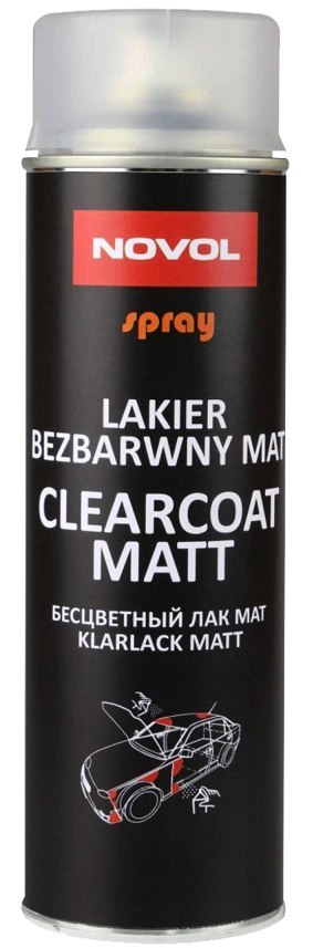 NOVOL SPRAY LAKIER BEZBARWNY MATOWY 500 ML NOVOL SPRAY LAKIER BEZBARWNY MATOWY 500 ML